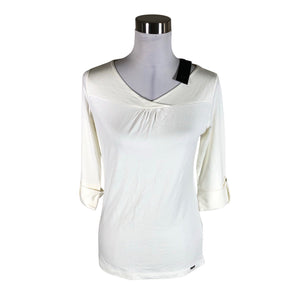 Unisex Esprit - Trikotaažist pluus, suurus 40 - Valge (1)