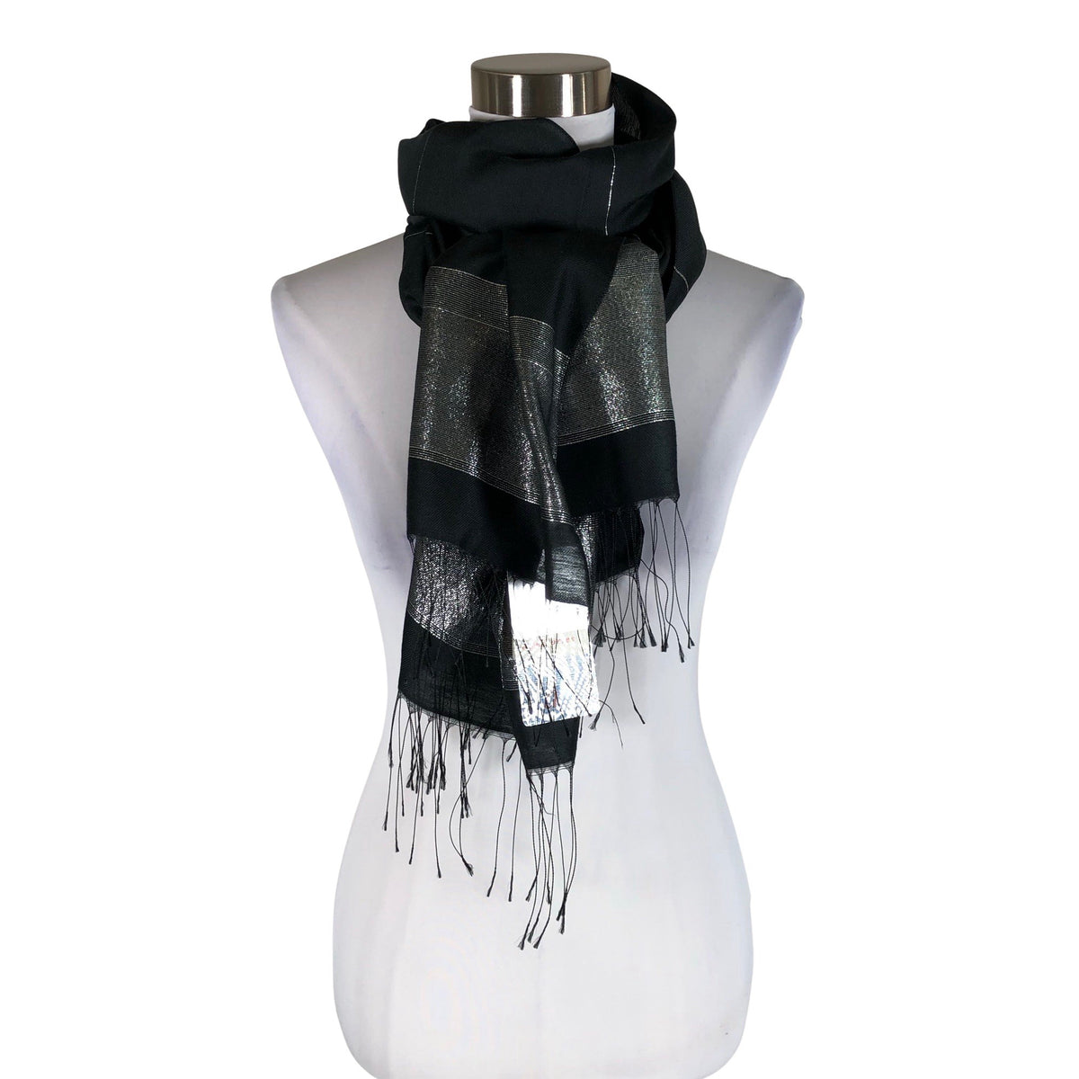 Unisex Lasessor - Õhuke sall, suurus Maxi - Must (1)