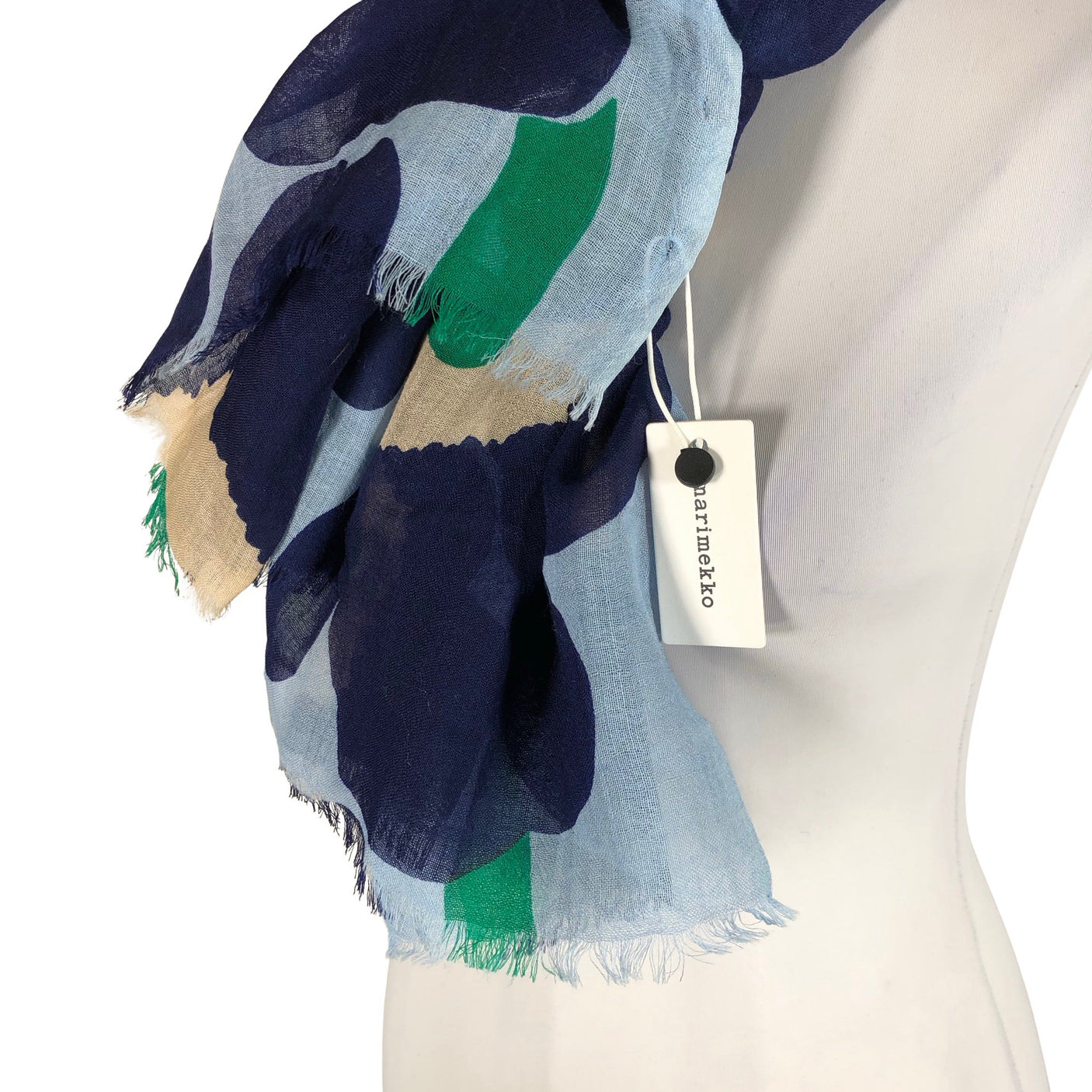 Unisex Marimekko - Õhuke sall, suurus Maxi - Sinine (3)