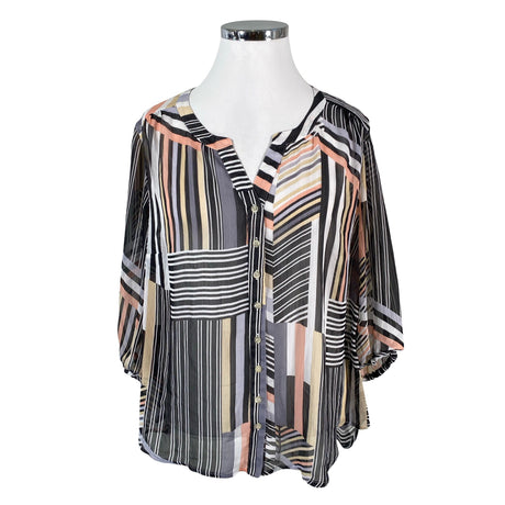 Unisex Ulla Popken - Pluus, suurus 46 - Heleroosa ()