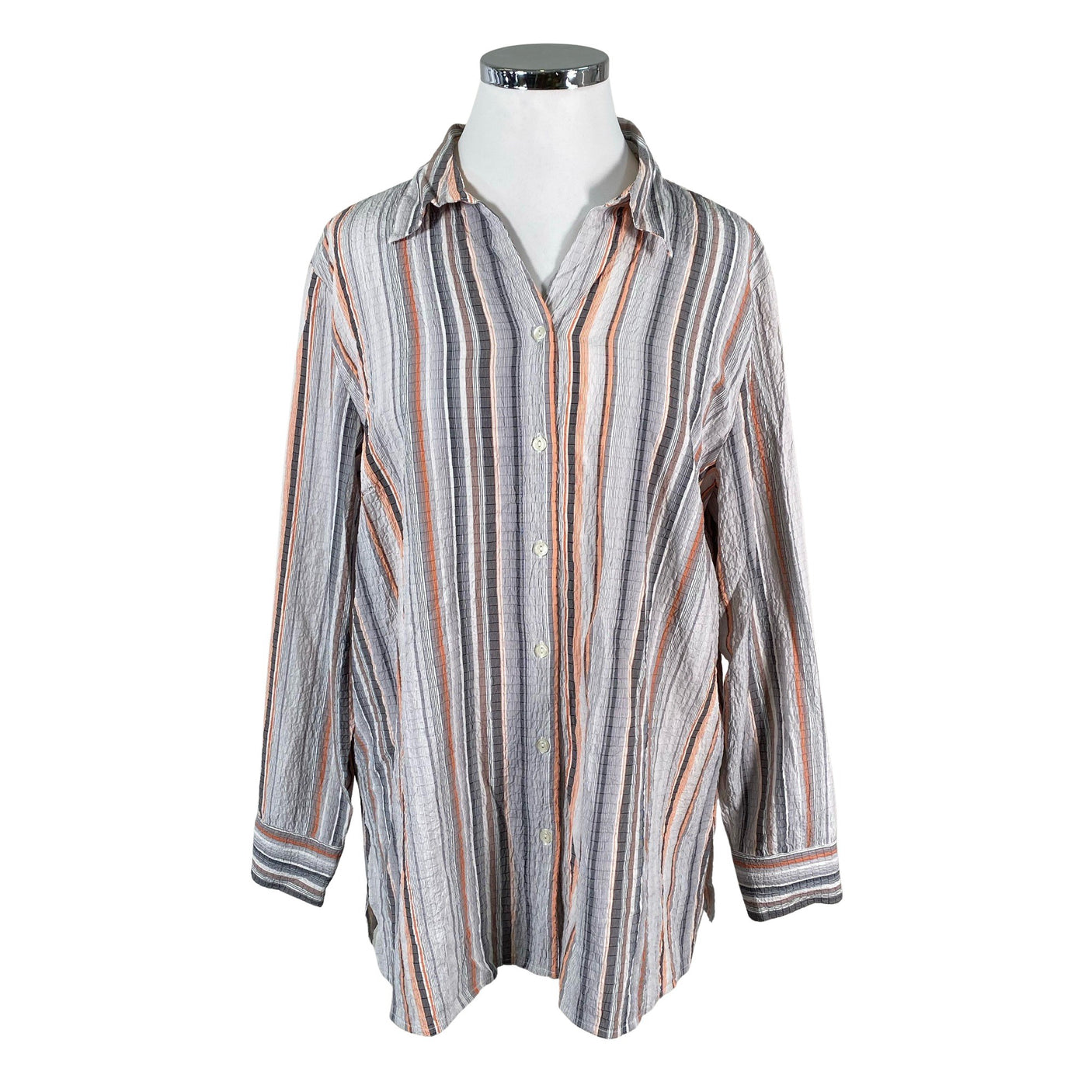 Unisex Ulla Popken - Pluus, suurus 52 - Hall (1)