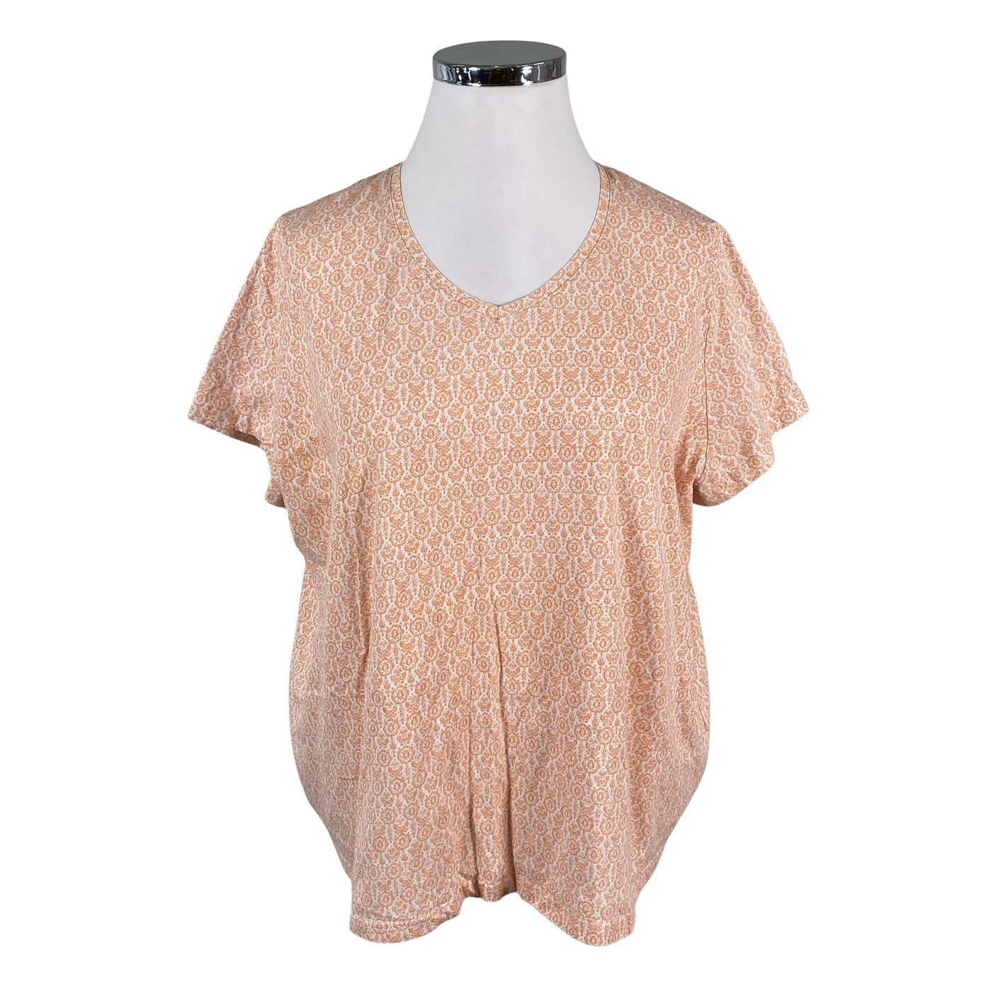 Unisex Ulla Popken - T-särk, suurus 50 - Heleroosa (1)
