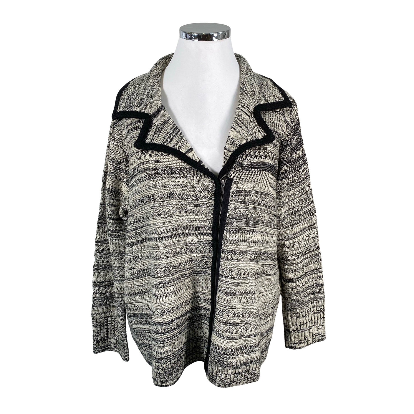 Unisex Ulla Popken - Kardigan, suurus 50 - Hall (1)