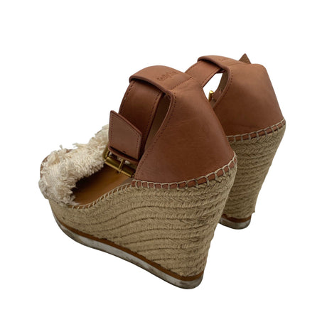 Unisex See by Chloé - Kiilkontsaga rihmikud, suurus 39 - Pruun (2)