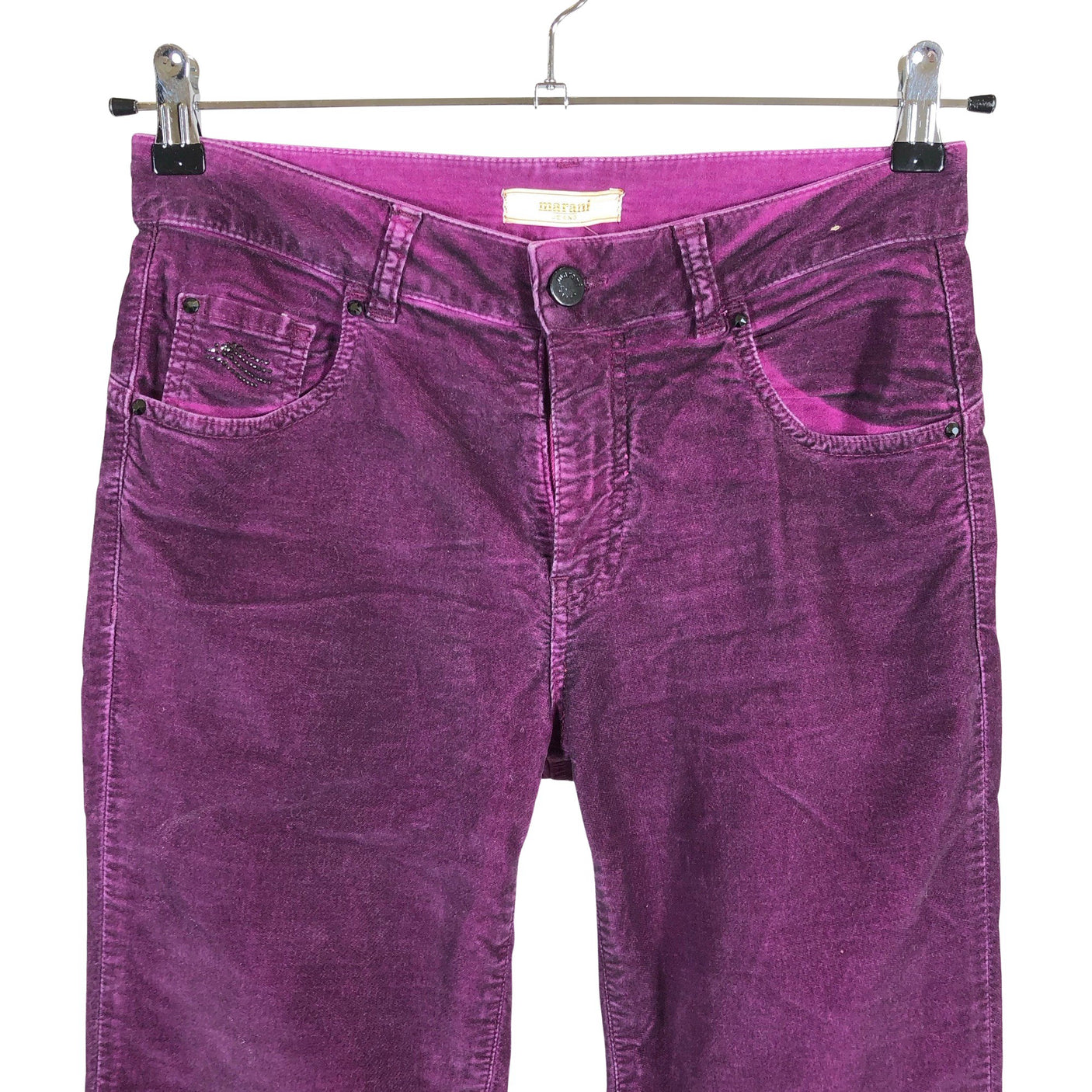 Unisex Angelo Marani - Sametpüksid, suurus 38 - Lilla (3)