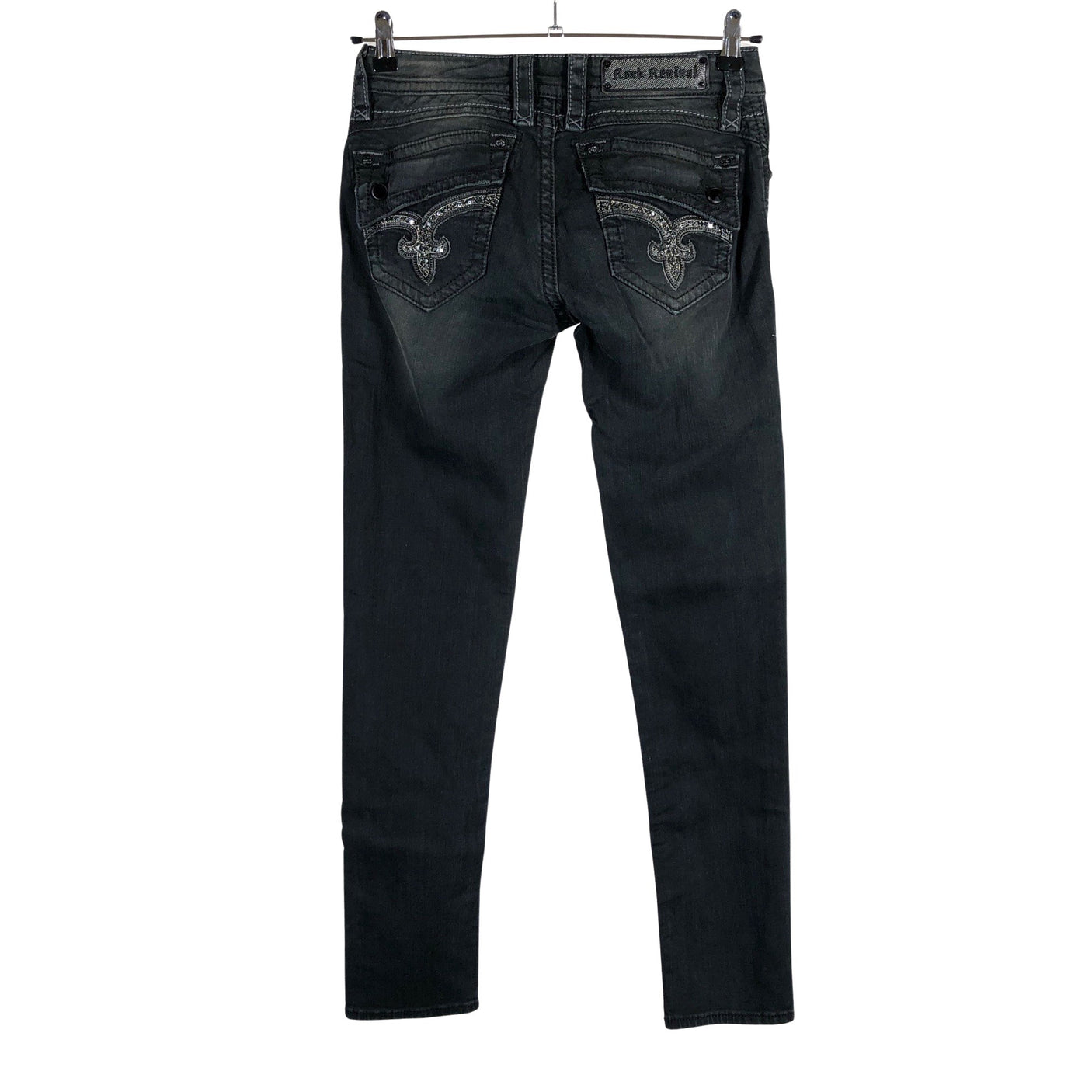 Unisex Rock Revival - Teksad, suurus W28 - Must (2)