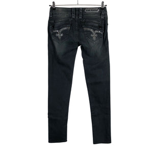 Unisex Rock Revival - Teksad, suurus W28 - Must (2)