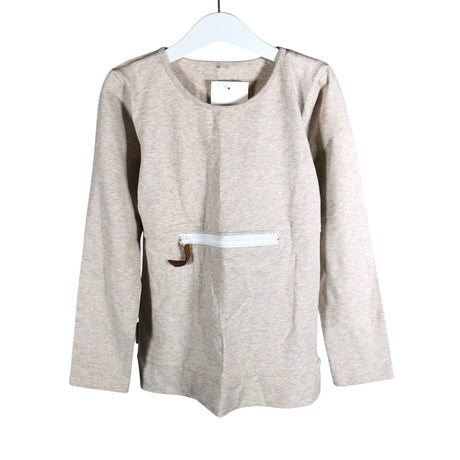 Unisex Metsola - Trikotaažist pluus, suurus 122 - 128 - Beige ()