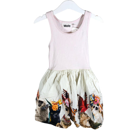 Unisex Molo Kids - Mitteveniv kleit, suurus 98 - 104 - Looduslik valge ()