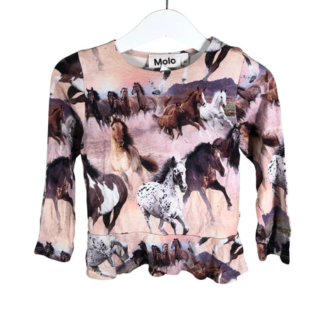 Unisex Molo Kids - Trikotaažist pluus, suurus 86 - 92 - Lilla ()