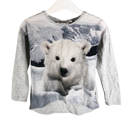 Unisex Molo Kids - Trikotaažist pluus, suurus 98 - 104 - Hall ()