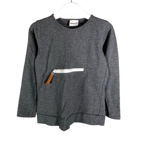 Unisex Metsola - Trikotaažist pluus, suurus 110 - 116 - Hall (1)