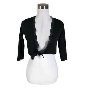 Unisex s.Oliver - Trikotaažist boolero, suurus 38 - Must (1)