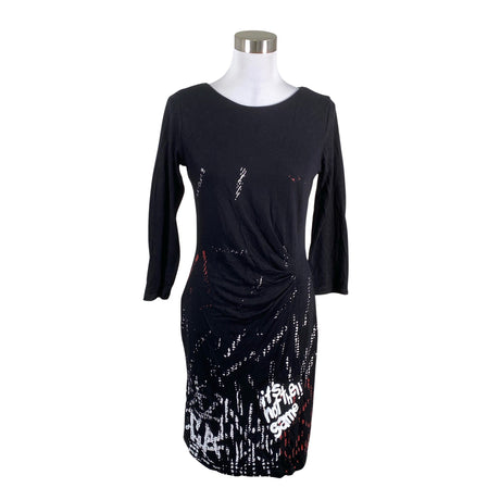 Unisex Desigual - Trikotaažist kleit, suurus 40 - Must ()