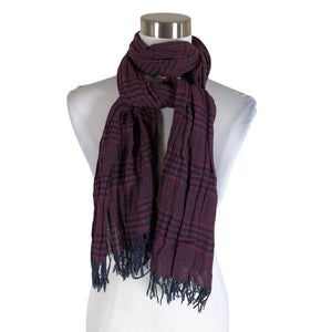 Unisex Tommy Hilfiger - Õhuke sall, suurus Midi - Veinipunane (1)