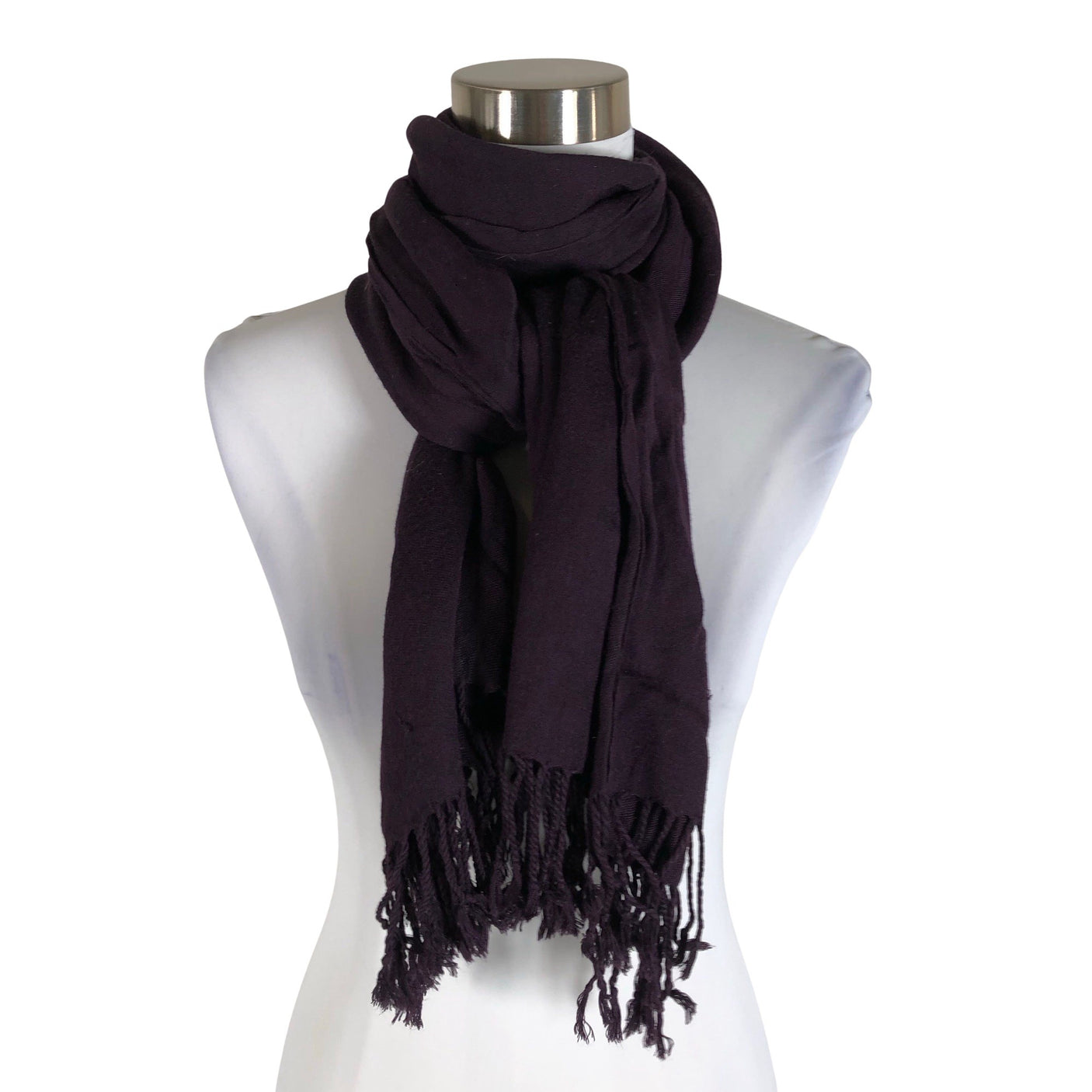 Unisex Pashmina - Õhuke sall, suurus Maxi - Lilla (1)