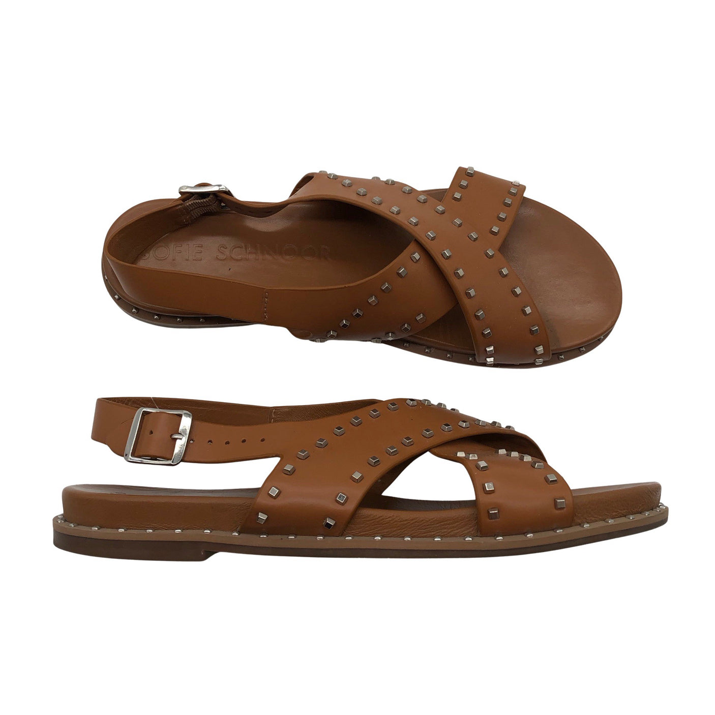 Unisex Sofie Schnoor - Rihmikud, suurus 41 - Pruun (1)