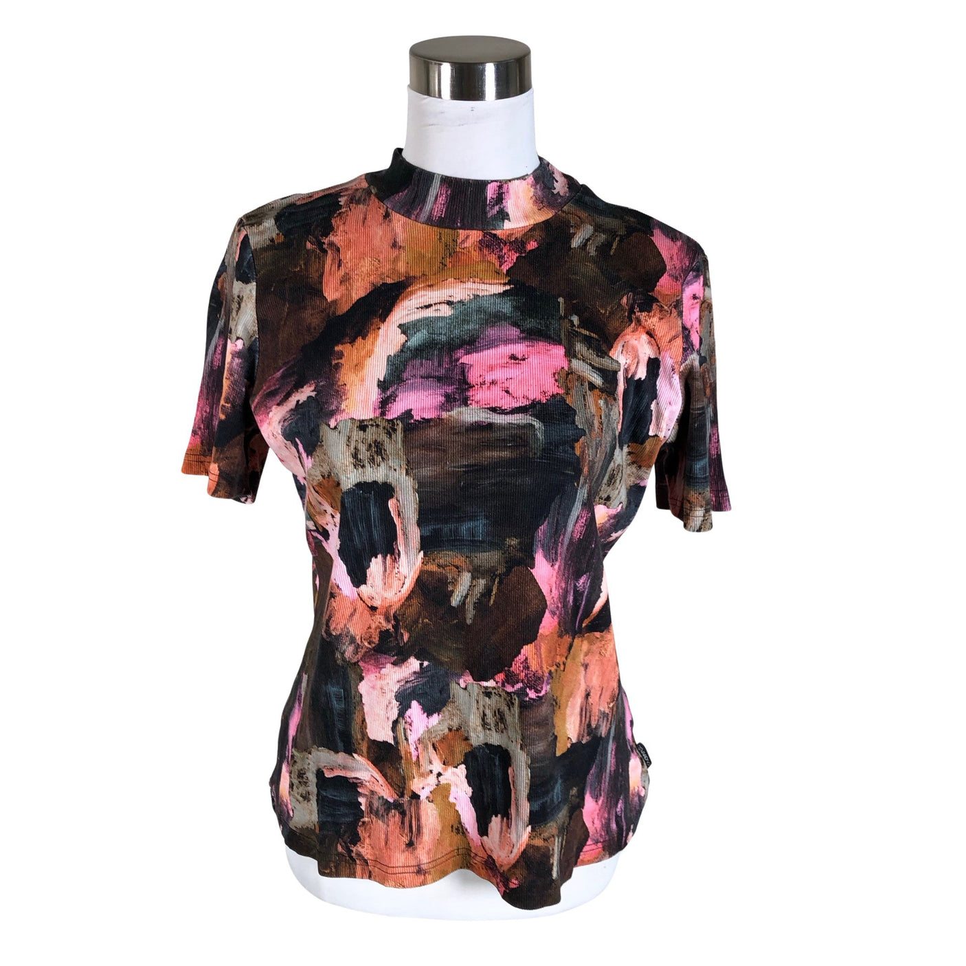 Unisex Aarrelabel - T-särk, suurus 40 - Roosa (1)