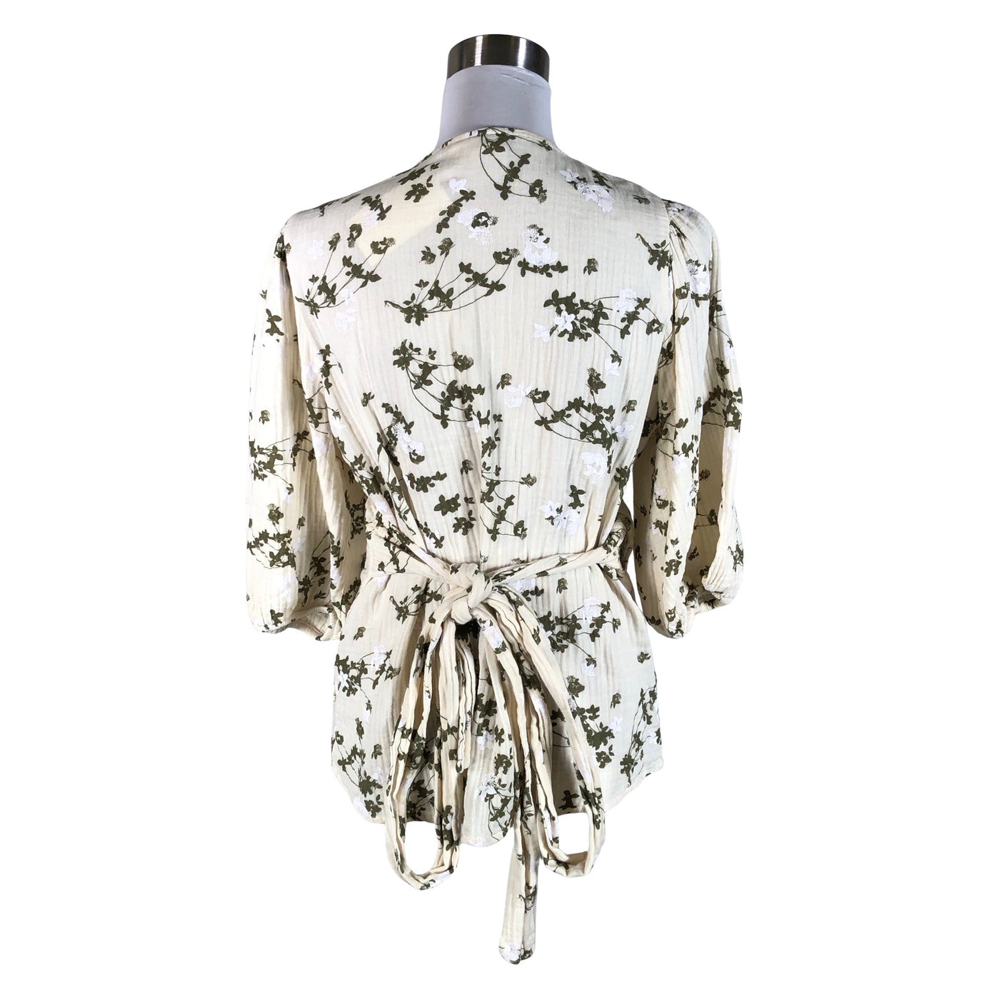 Unisex Kaiko - Lühikeste käistega pluus, suurus 38 - Looduslik valge (2)