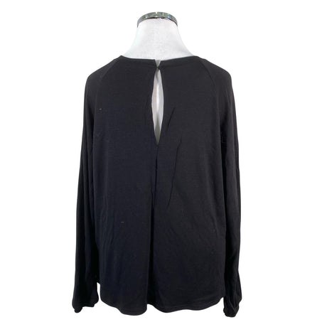 Unisex Papu - Trikotaažist pluus, suurus 42 - Must (2)