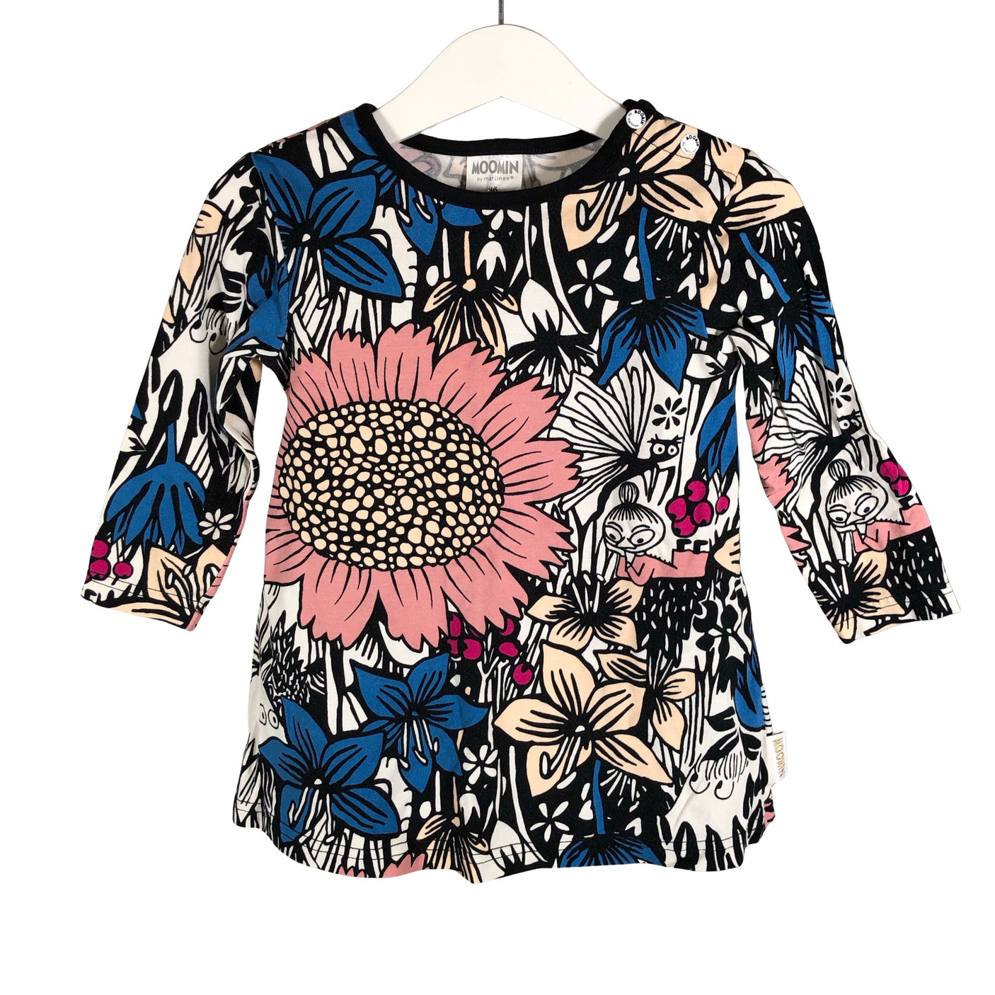 Unisex Martinex - Trikotaažist tuunika, suurus 80 - 86 - Must (1)