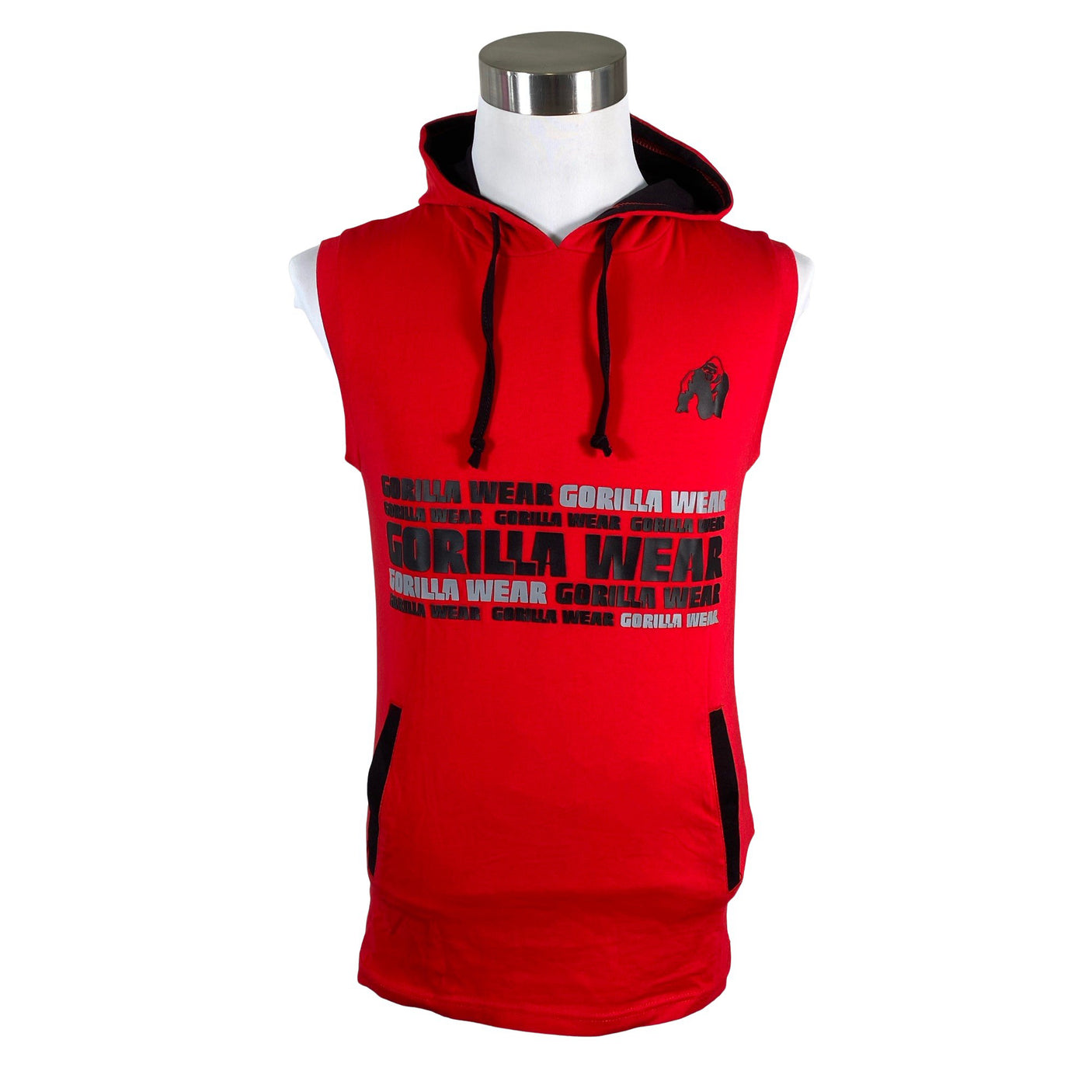 Unisex Gorilla Wear - Varrukateta särk, suurus M - Punane (1)