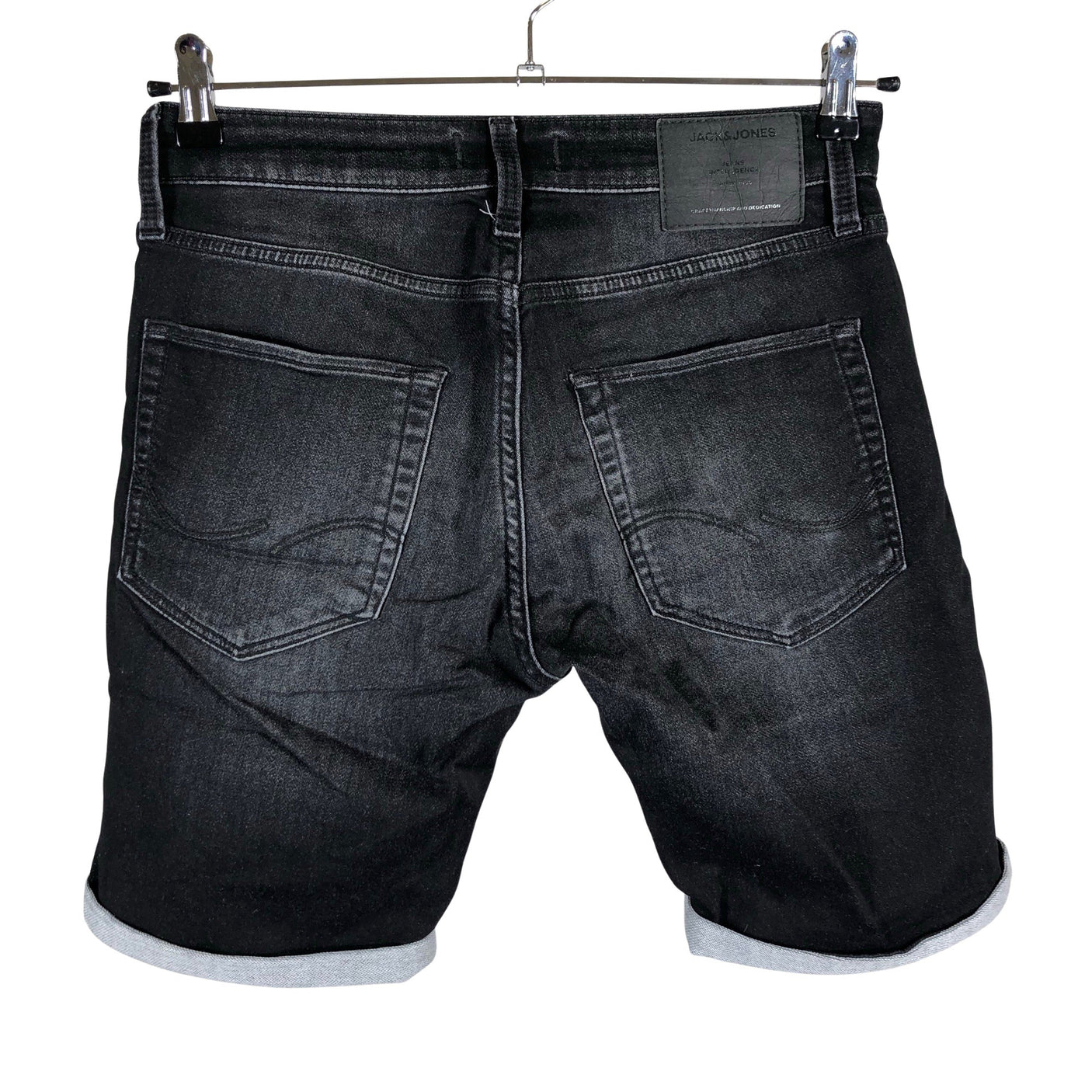 Unisex Jack & Jones - Teksast lühikesed püksid, suurus XS - Hall (2)