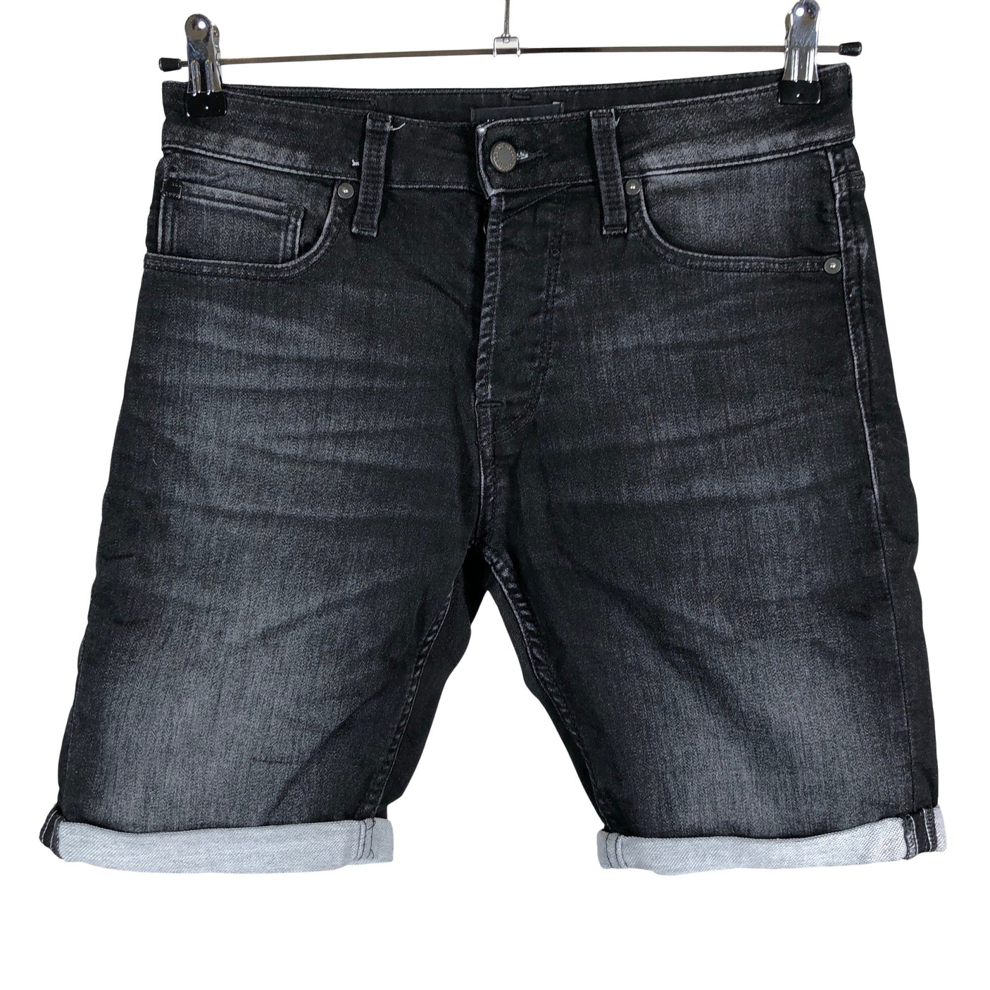 Unisex Jack & Jones - Teksast lühikesed püksid, suurus XS - Hall (1)