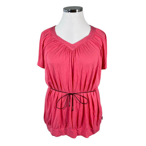 Unisex Luhta - Trikotaažist tuunika, suurus 44 - Roosa (1)