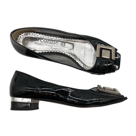 Unisex Garconne - Lahtise ninaga kontsakingad, suurus 36 - Must ()