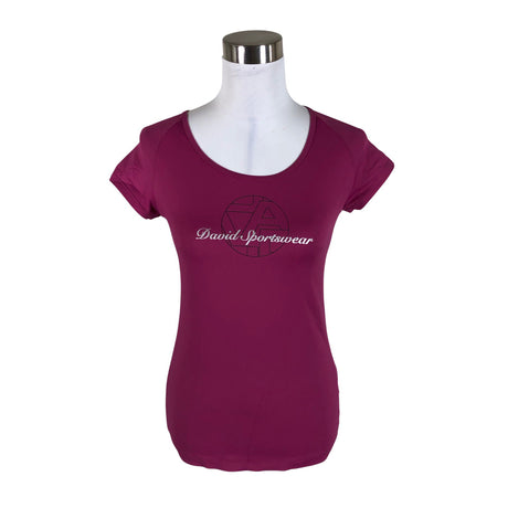 Unisex David - Spordisärk, lühikesed käised, suurus 36 - Lilla ()