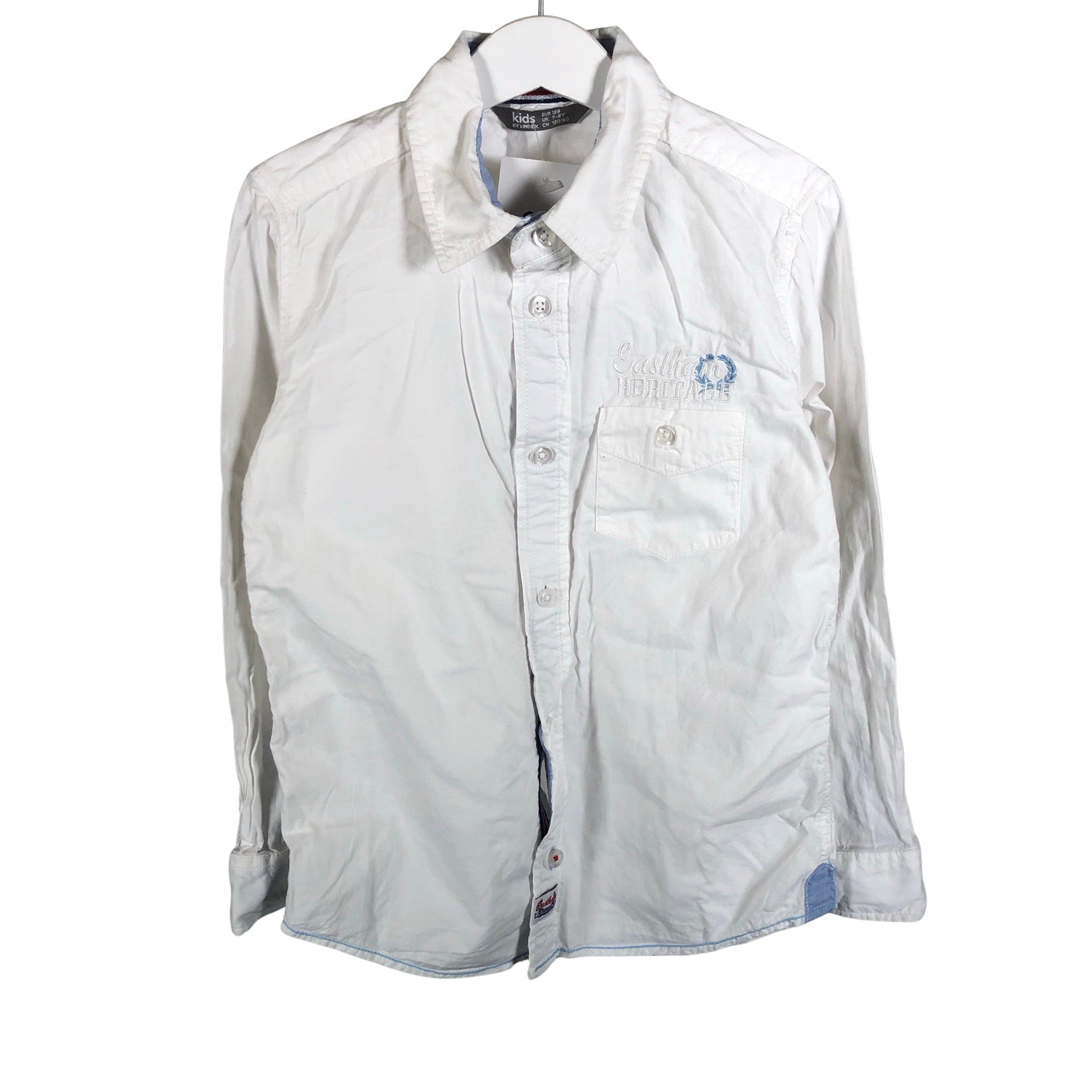 Unisex Lindex - Triiksärk, suurus 122 - 128 - Valge (1)