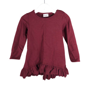 Unisex Metsola - Dressikangast kleit, suurus 86 - 92 - Veinipunane (1)