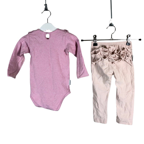 Unisex Metsola - Bodi, suurus 86 - 92 - Heleroosa (2)