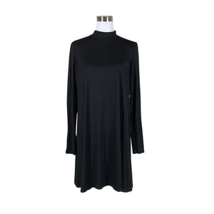 Unisex Lindex - Trikotaažist kleit, suurus 40 - Must (1)