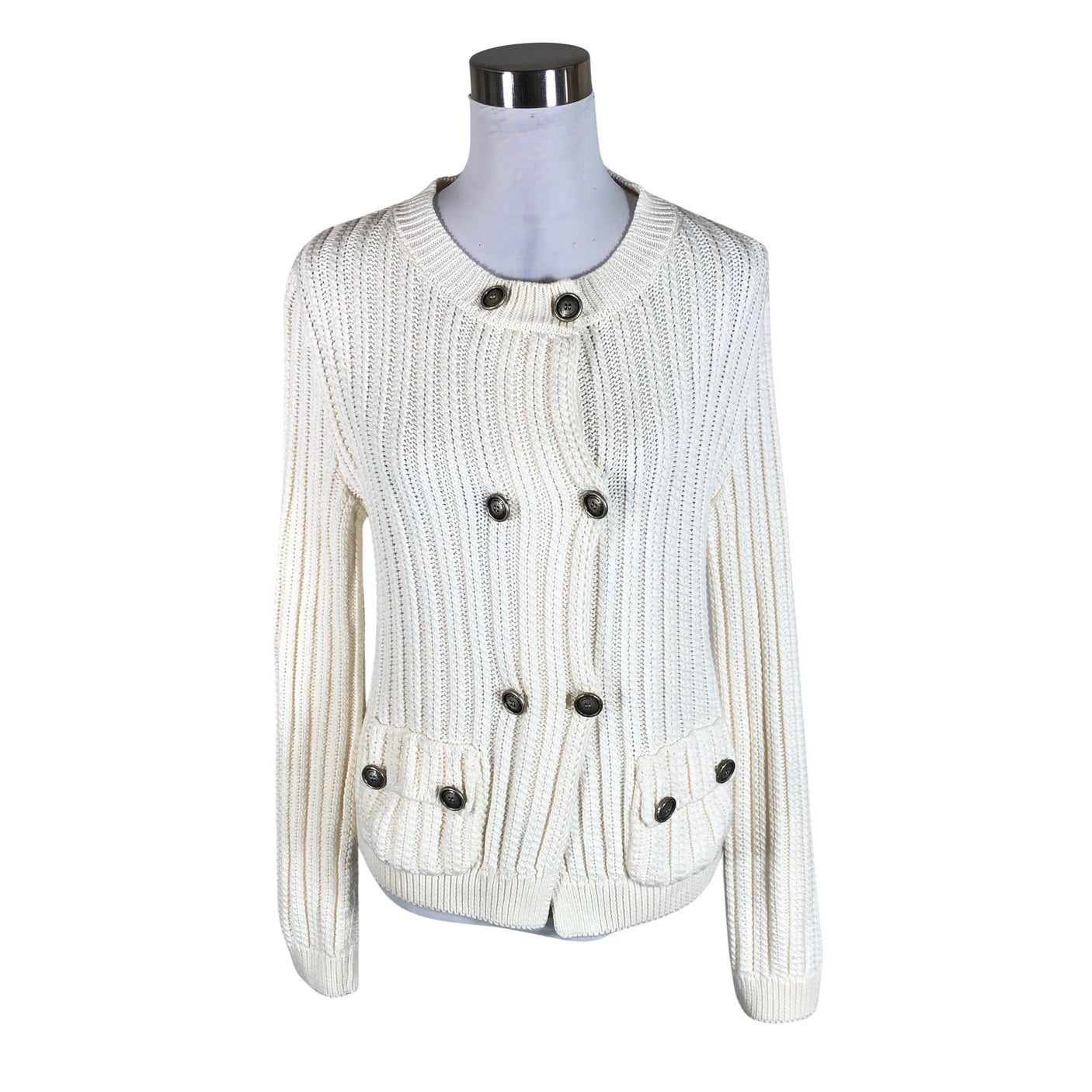 Unisex Massimo Dutti - Kardigan, suurus 38 - Valge (1)