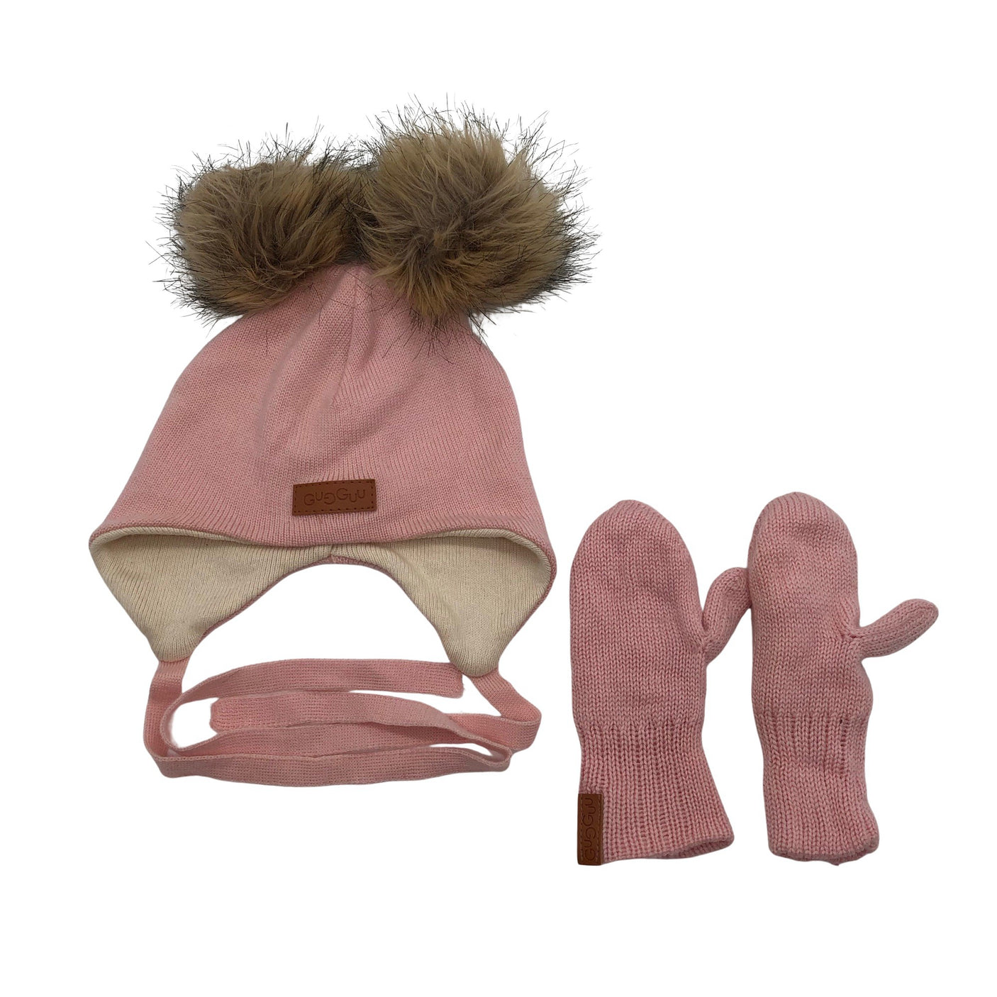 Unisex Gugguu - Kevad-sügisene müts, suurus 48 - 50 cm - Heleroosa (1)