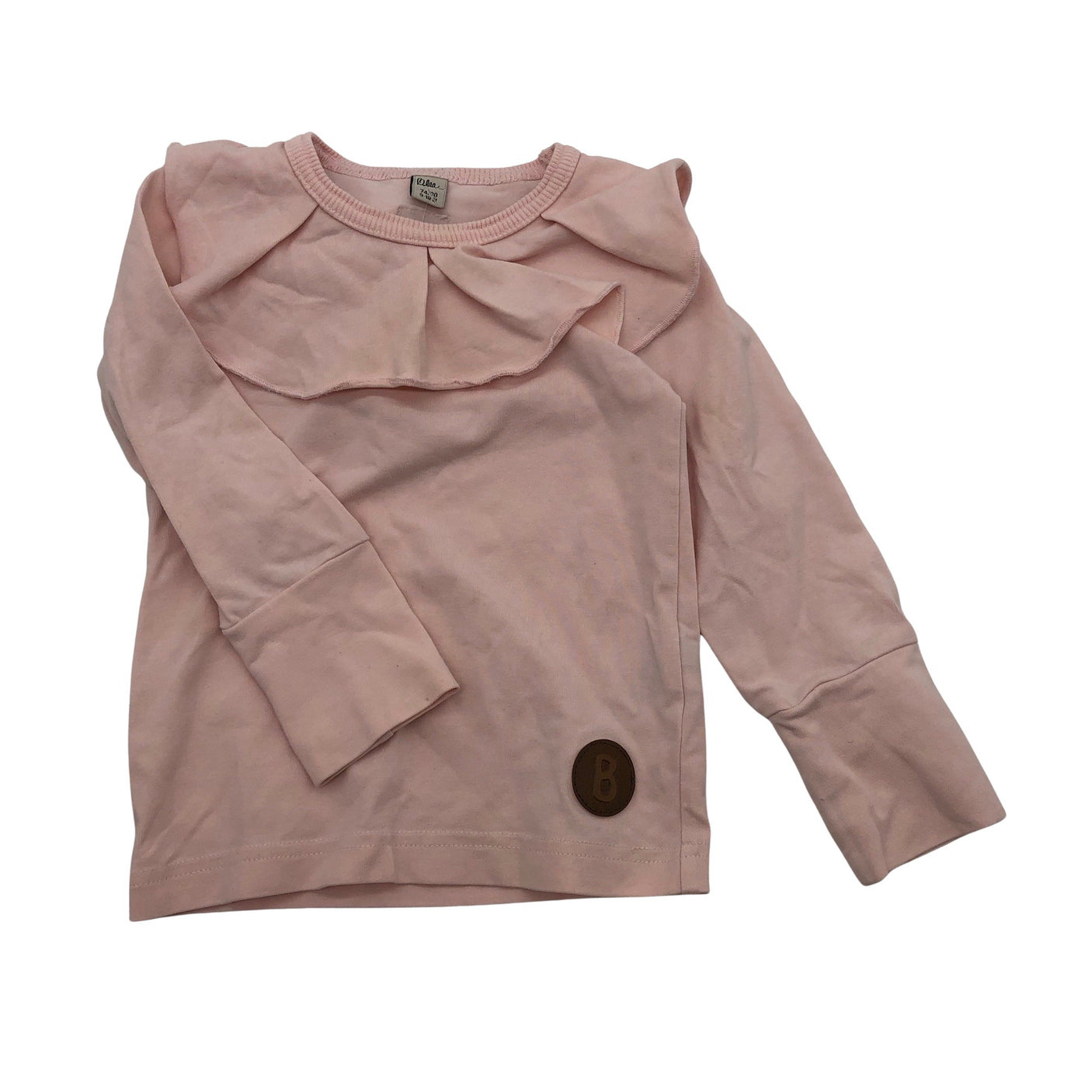 Unisex Blaa - Trikotaažist pluus, suurus 74 - 80 - Heleroosa (1)