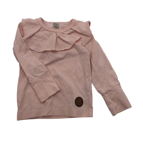Unisex Blaa - Trikotaažist pluus, suurus 74 - 80 - Heleroosa ()