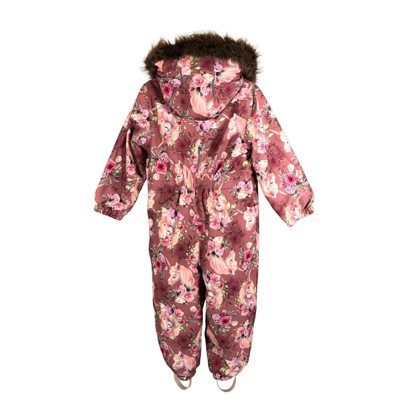 Unisex Name It - Talvekombinesoon, suurus 104 - 110 - Heleroosa (2)