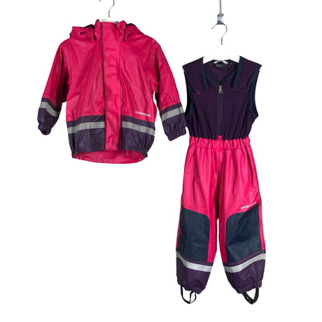 Unisex Didriksons - Vihmariided, suurus 74 - 80 - Roosa ()