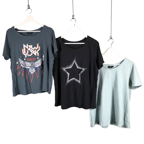 Unisex Zizzi - T-särk, suurus 46 - Must ()