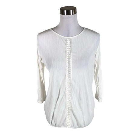 Unisex Esprit - Trikotaažist pluus, suurus 38 - Valge ()