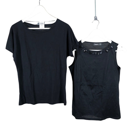 Unisex Mexx - Trikotaažist topp, suurus 38 - Must ()