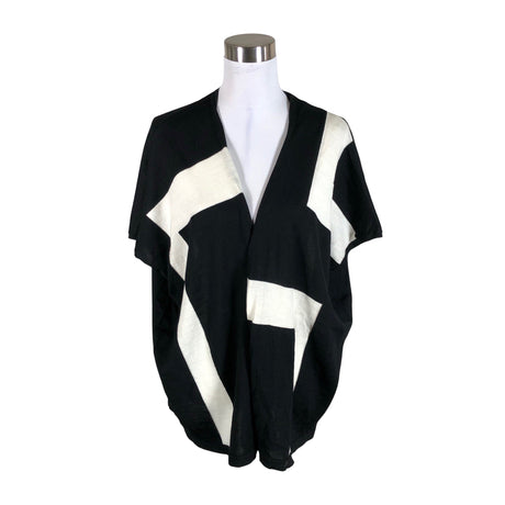 Unisex Ril's - Kootud vest, suurus 38 - Must ()