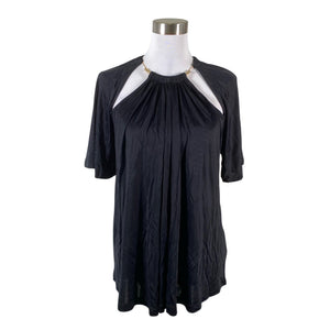 Unisex Versace Collection - Lühikeste käistega pluus, suurus 40 - Must (1)