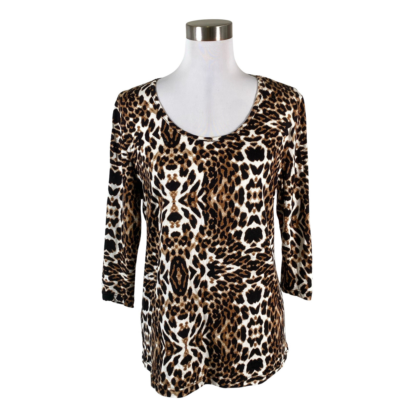 Unisex Think Positive - Trikotaažist pluus, suurus 40 - Pruun (1)