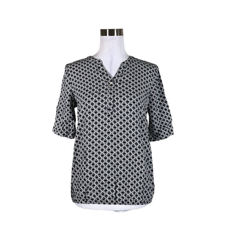 Unisex Tom Tailor - Lühikeste käistega pluus, suurus 34 - Must ()