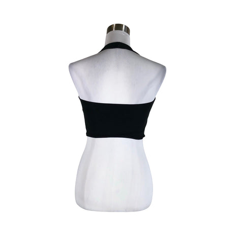 Unisex Skin - Trikotaažist topp, suurus 36 - Must (2)