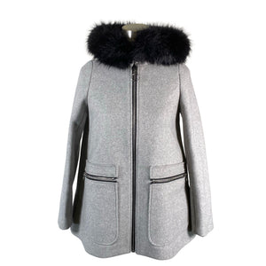 Unisex Maje - Villane mantel, suurus 36 - Hall (1)